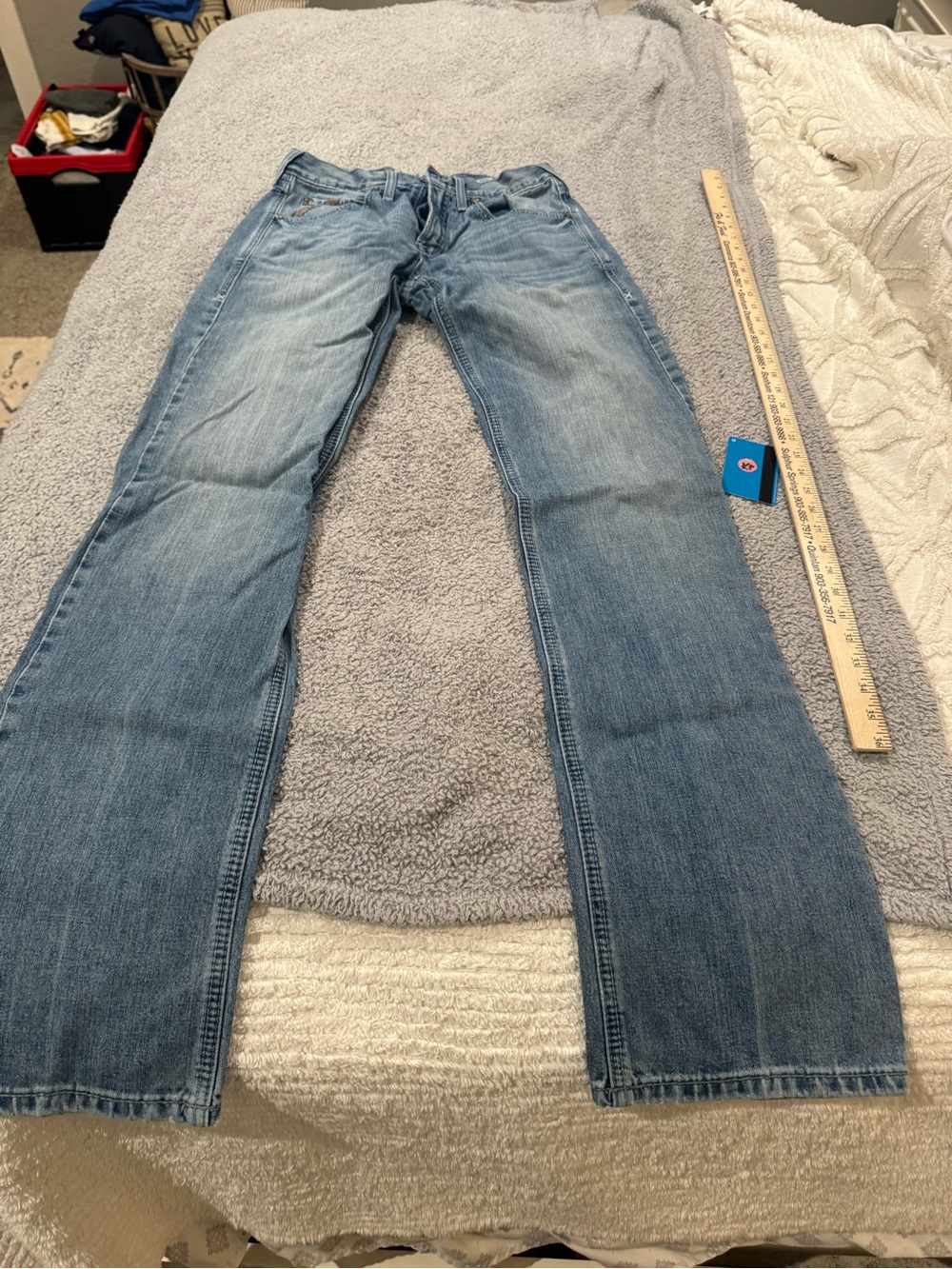 Light Blue Men's Relaxed Bootcut Ariat Jeans